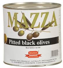 Black Pitted Olives - 4KG